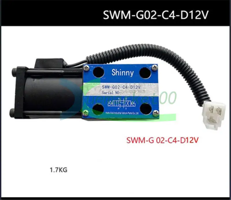 

NEW One SHINNY SWM-G02-C4-D12V 12V Solenoid Valve