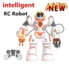 Smart Programmable, Dancing Remote Control Robot  Launch Missiles, With LED Lights Rechargeable Robot Toys Gift For Children 1