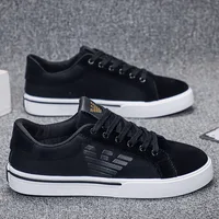 Luxury Designer Fashion Men's Black Rhinestone Platform Shoes Microfiber Leather Fabric Breathable Rock Hip-hop Walking Sneakers 1