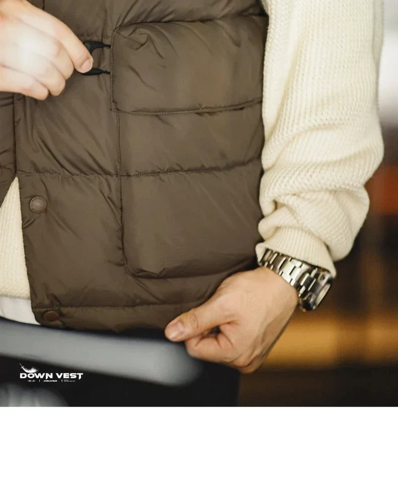 Maden Men's Puffer Vest Care Instructions
