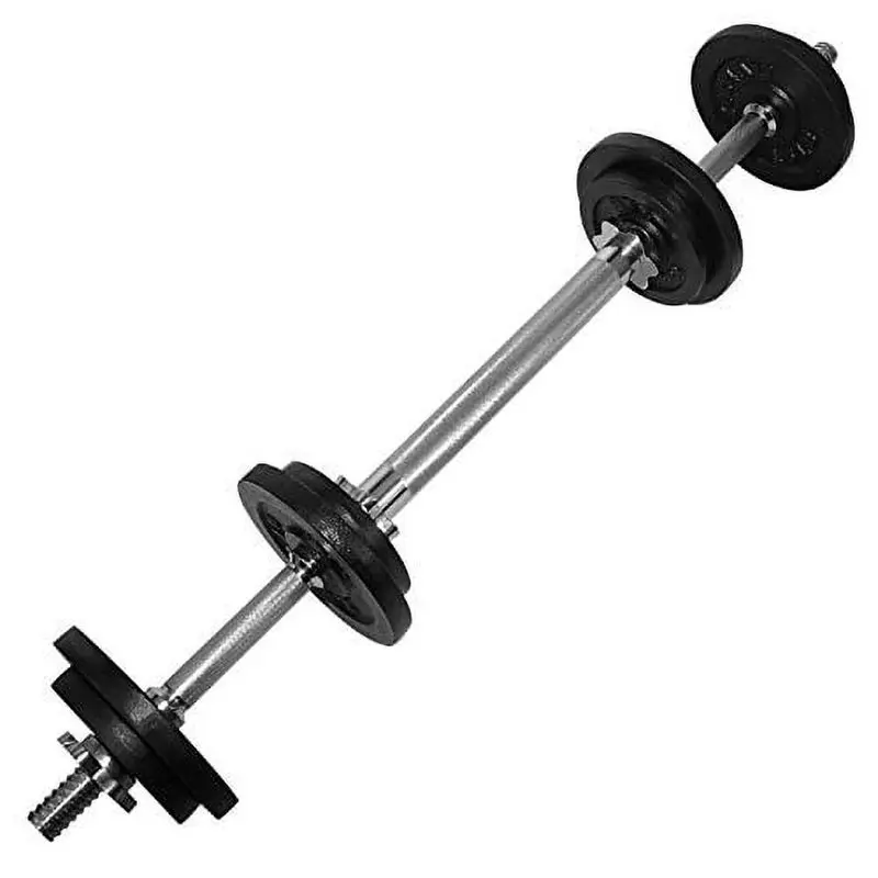 

50 lbs Adjustable Dumbbell (25 lbs x 2 pcs) + Dumbbell Bar Connector, Combo/Set