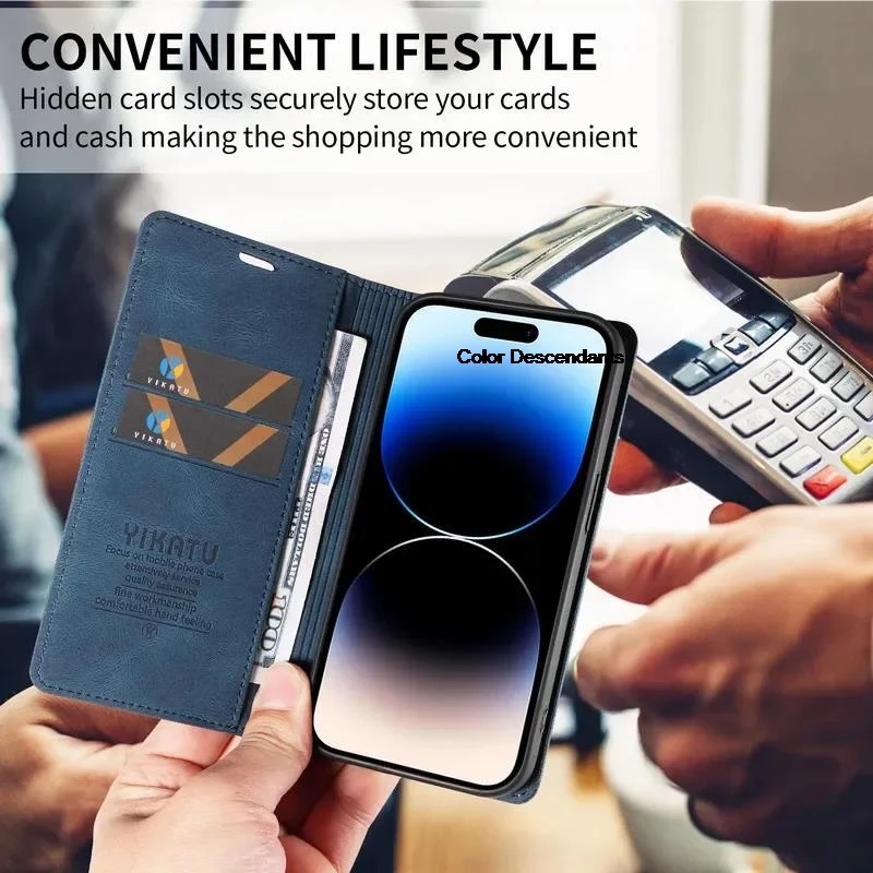 Flip Case For Oneplus 12 5G Magnetic Leather Card Luxury Book Funda One Plus ACE 3 Wallet Cover OnePlus 12R 12 R Etui Shockproof