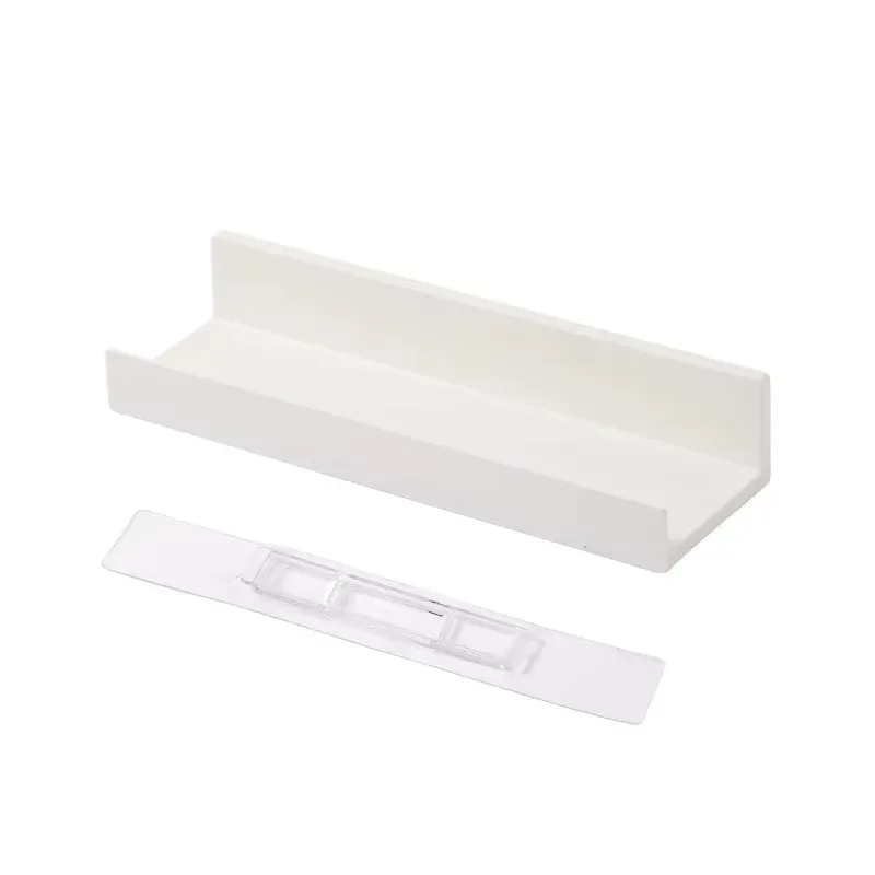 Bathroom Shelf No Drill Organizer Shower Storage Rack Corner Shelves Wall Mounted ABS Toilet Shampoo Holder For Kitchen