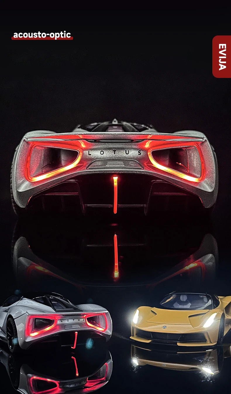 Lotus Evija Supercar 1:24 Ölçekli Model Araba