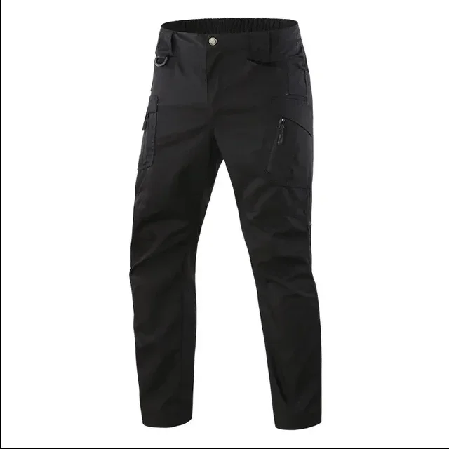 Mens Cargo Pants Multi Pocket Casual Training Pants Waterproof Wear Resistant City Work Trousers Outdoor Overalls Bottoms