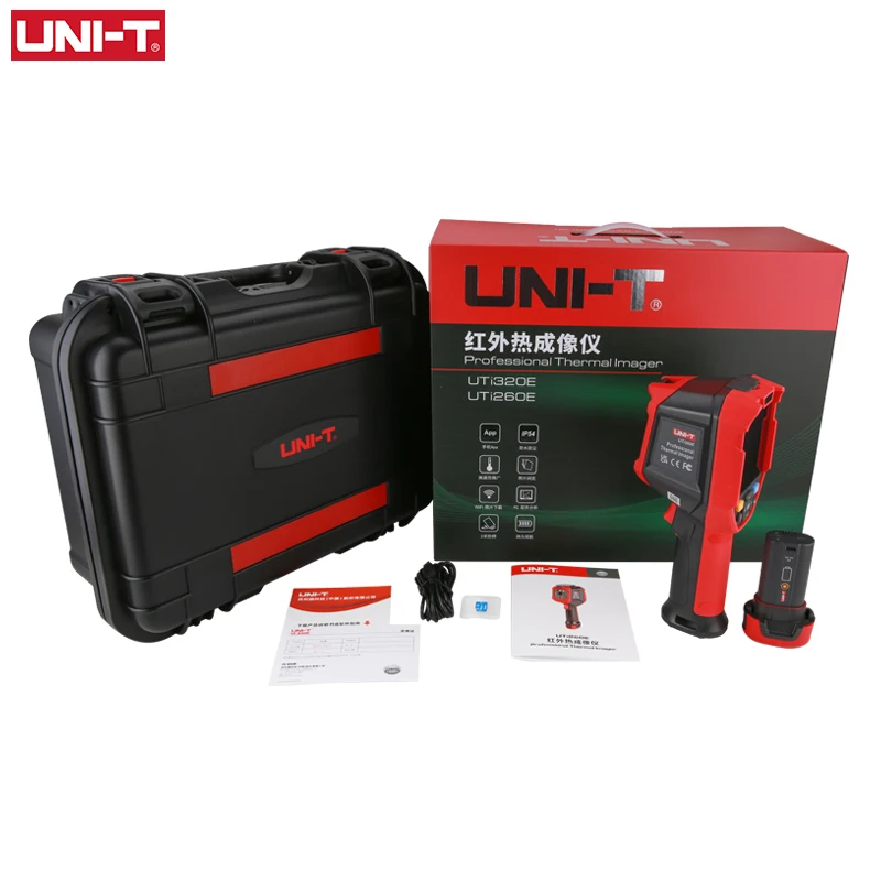 UNI-T UTI260E 건설 열화상 카메라, 산업용 열화상 카메라, 바닥 난방 튜브 테스트, 256x192 픽셀