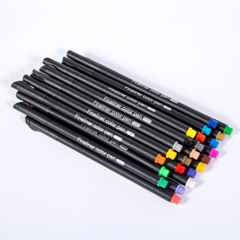 wholesales 24 colors fineliner color pen