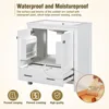 30 in Bathroom Vanity with Sink,1 Large Drawers and 2 Storage Doors,Wood Single Sink Bathroom Vanity,Modern White Bathroom 6