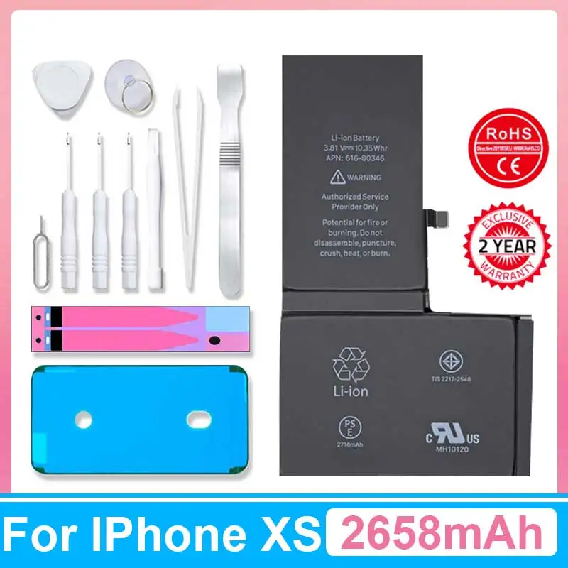 Xdou 2022 New Phone Battery For Iphone Xs Iphonexs With Free Repair