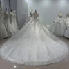 Wedding Dresses High Neck Ball Gown Long Sleeves 2025 Princess Glitter Bridal Dress Vestidos De Novia Customized XS133 2