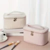 Waterproof Makeup Bag Organizer for Women - Spacious with Multiple Compartments for Travel Toiletries - Keep Your Cosmetics Safe 6