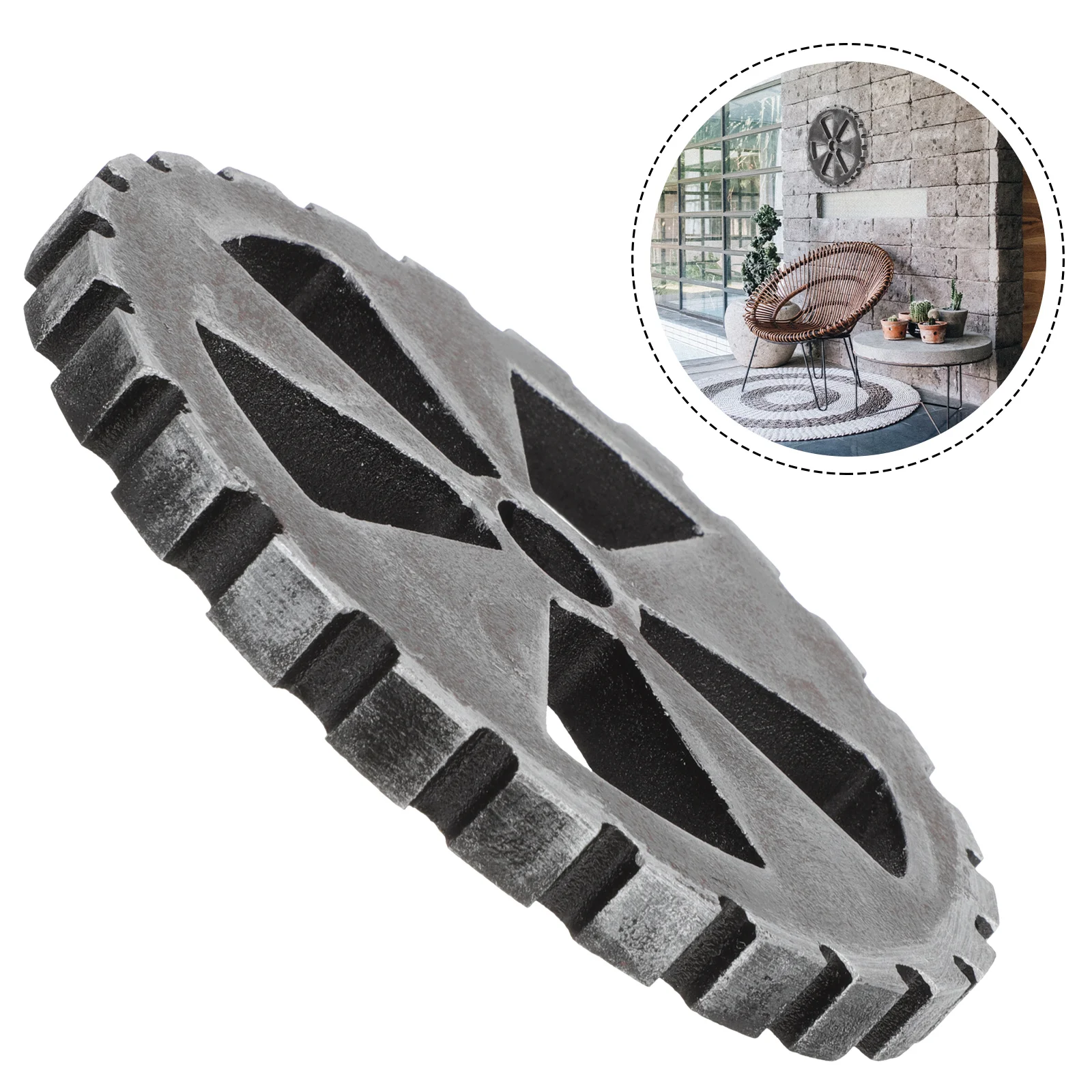 

Industrial Style Gear Wall Decor Vintage Wood Gear Wall Art Home Decor for Gift