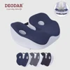 Deodar Memory Foam Sit Bone Relief Seat Cushion for Butt Lower Back Hamstrings Hips Ischial Tuberosity Reduce Fatigue for Chair 1