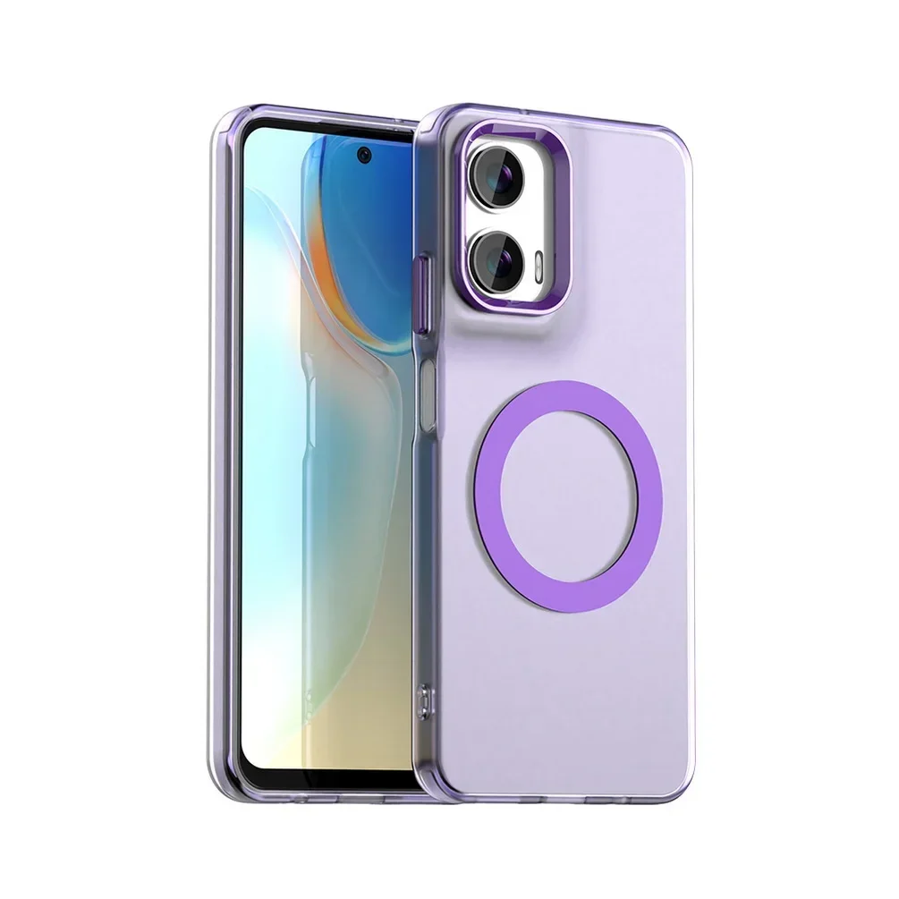 Magnetic Shockproof Candy Case with PC + TPU Bumper