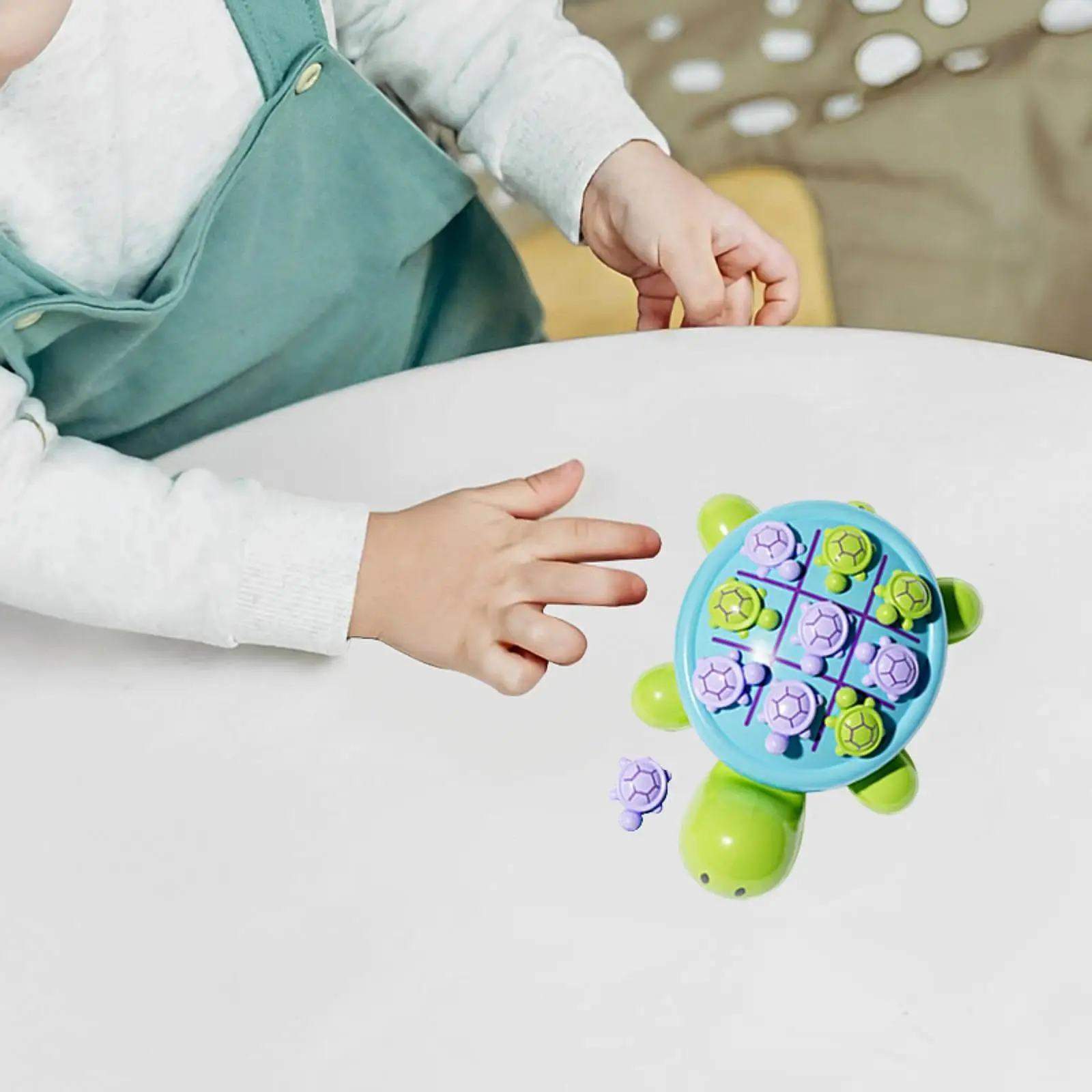 Turtle Tic Toe Game Favors Travel Games Educational Toy for Kids Gifts