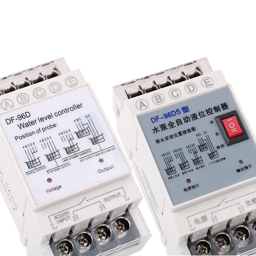DF-96D DF-96DS Wasserstands regler Schalter 20 a220v Wassertank Flüssigkeits stand erkennung Sensor Wasserpumpe Controller 2m Drähte – Detail 10