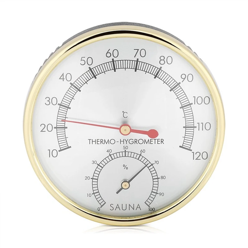 

2 In 1 Sauna Thermometer Hygrometer Sauna Room Accessories Suitable For House Office Workshop School Market