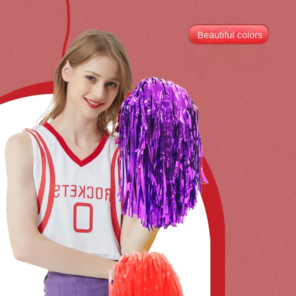 Cheerleading Pom Poms Cheerleading Cheering Ball Dance Party Decorator Club Sport Supplies Competition Flower for Sports Meets