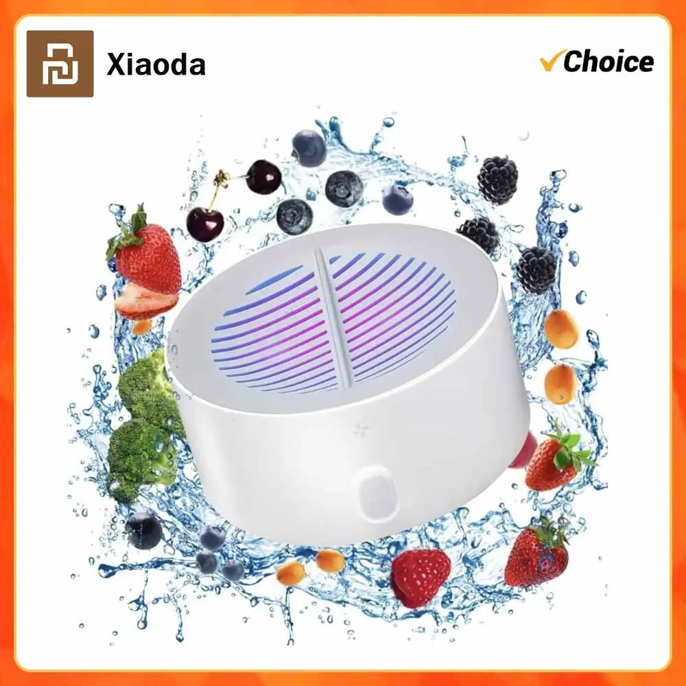 YouPin Ultrasonic Ionized Fruit and Vegetable Cleaner USB Kitchen Automatic Fruit and Purifier