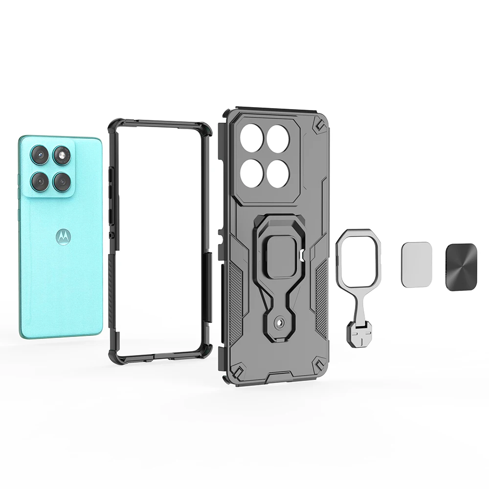Rotatable Kickstand Magnetic Ring Holder Protective Phone Case Cover