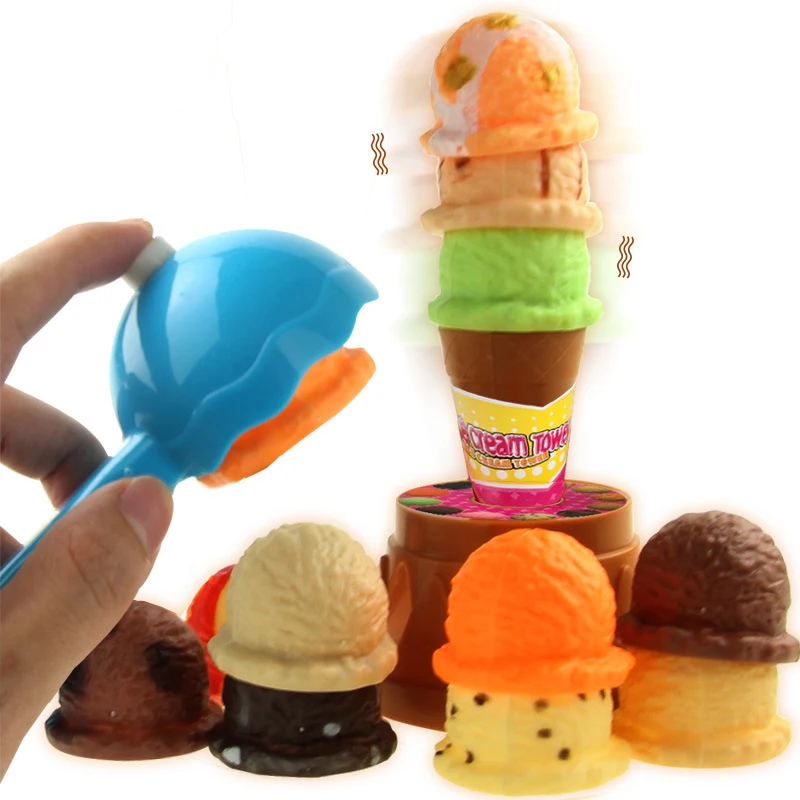 Juego de juguetes de helado para bebé, simulación de té de la tarde, postre, juego de comida, casa de juego, actividades
