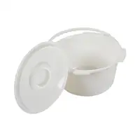Commode Bucket Easy Carrying Mobile Toilet Bucket for Bedroom Bathroom Kids 2