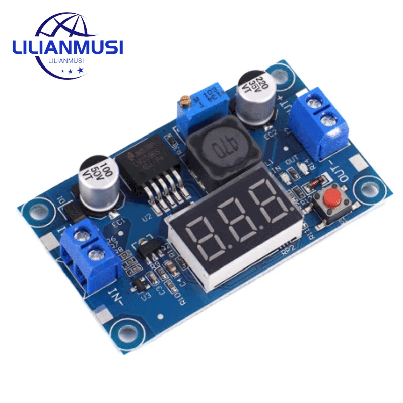 Lm2596 Dc Dc Step Down Converter Regolatore Di Tensione Display A Led Voltmetro 4.0 ~ 40 A 1.3-37V Adattatore Buck Alimentatore Regolabile