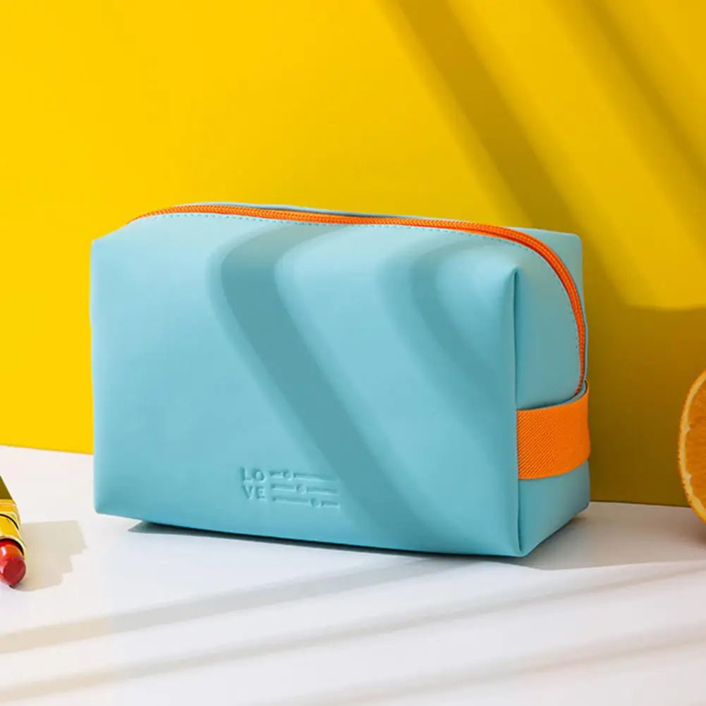 

Girl Makeup Bag Women Cosmetic Bag High Capacity Toiletries Organizer Waterproof Mini Candy Color Women Travel Makeup Case