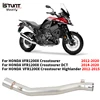Slip For HONDA VFR1200X Crosstourer DCT Highlander 2012 - 2020 Motorcycle Exhaust Systems 50.8MM Mid Pipe Link Pipe Espace Moto