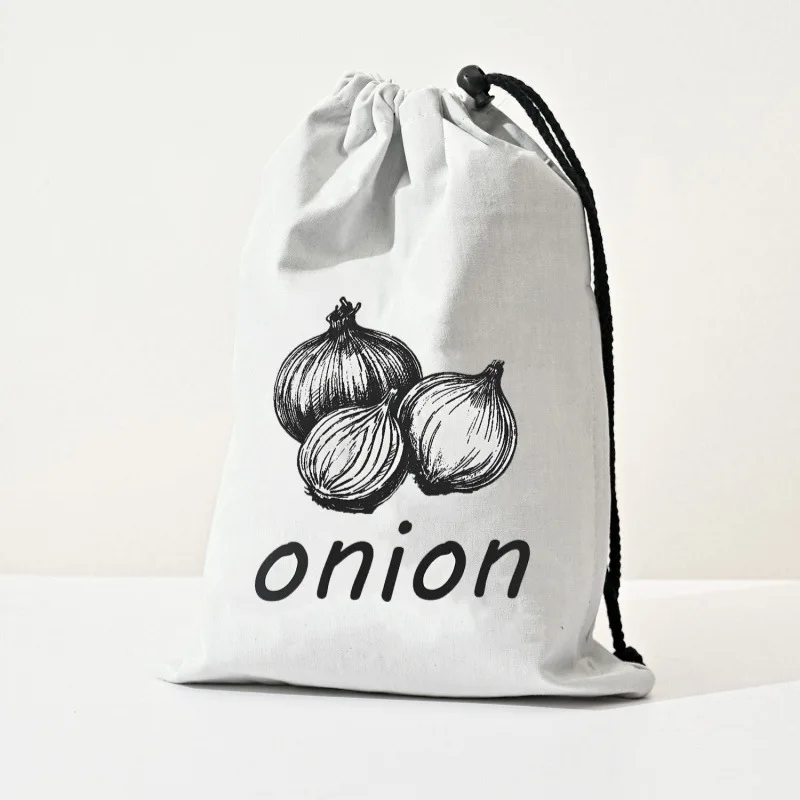 שקיות גריל בצל פירות עם סגירת שחרור רוכסן לאחסון סיווג ירקות במטבח שקיות לא סרוגות