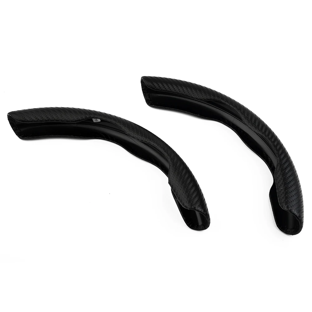

Universal Car Steering Wheel Cover Carbon Fiber Look Skidproof Anti-Slip Double Side Booster Car Styling Accessories