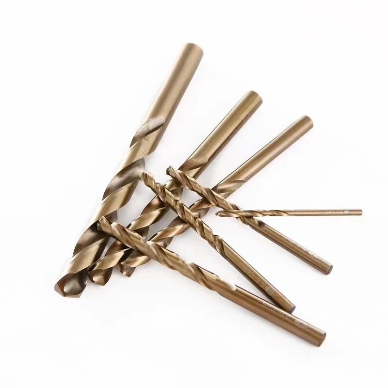 HSS Hemp Flowers Cobalt Drill Special Stainless Steel Drill Bits 10pcs 1.0mm-8.5mm