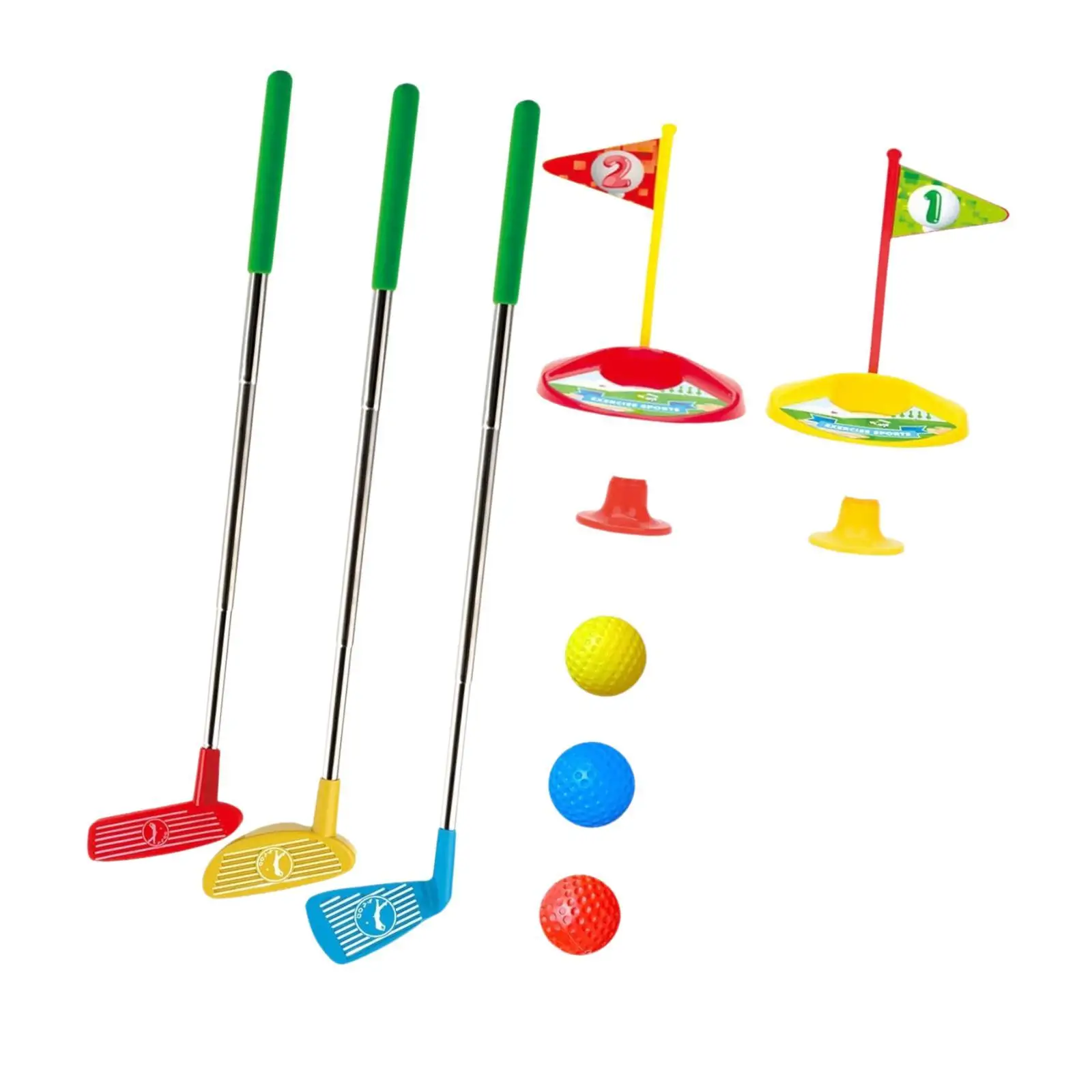 Kids Golf Club Set Gifts Multifunction Golf Toys for Family Backyard Garden