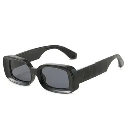 Clear Blue Retro Luxury Designer Sunglasses - Vintage Square Shades UV400 (As shown)