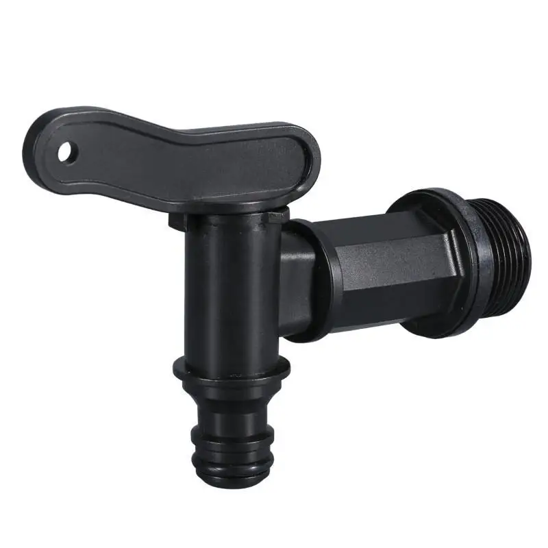 Plastic Water Tank Faucet For Rain Brew Garden Hose Connection