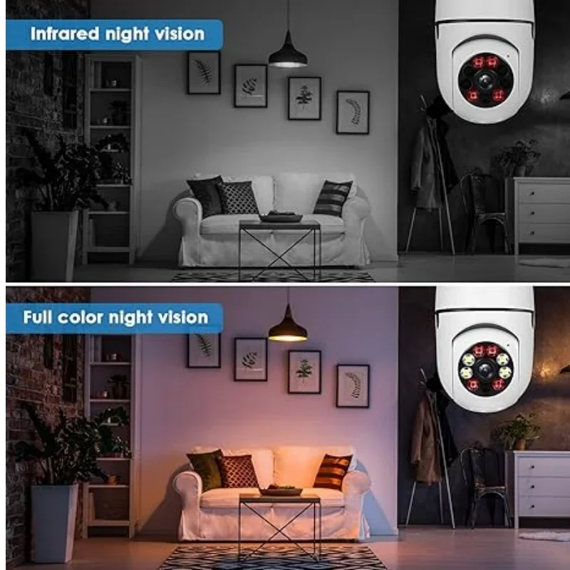 Outdoor 360° PTZ Security Camera IP66 Waterproof IR Night Vision Motion Detection WiFi Remote View for Home Yard Villa Garden 3