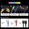 300W Hot Air Gun Electric Heat Blower Tool Kit for DIY Shrink Tubing Soldering Wrap Plastic Rubber Stamp with heat shrik tube 5