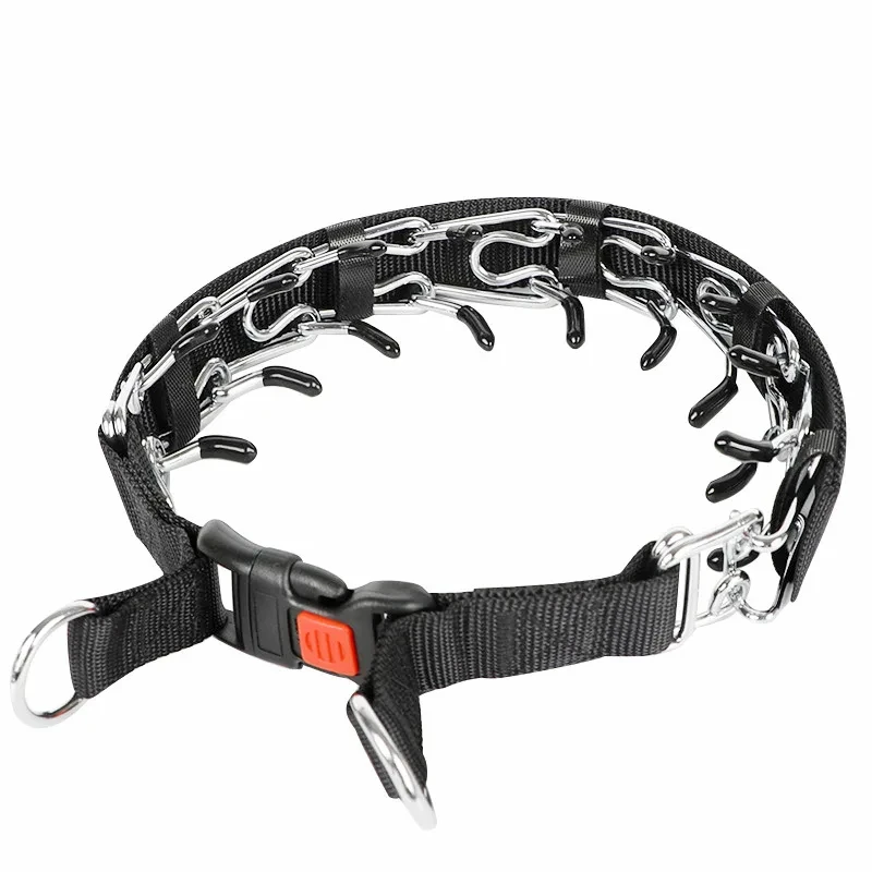 Dog Stimulating Chain Training Collar Stainless Steel Barbed Neck ...