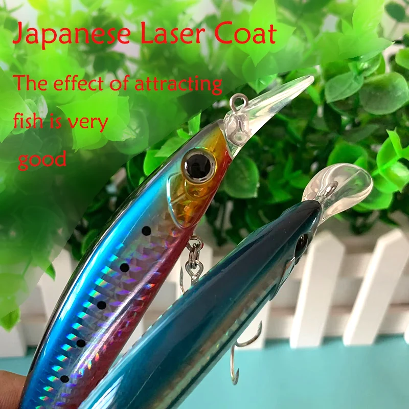 Testar Fishing Lure 110mm 19g Long Casting Floating Minnow Artificial Wobbler Hard Bait for Pike Sea Bass Trout Pesca Tackle