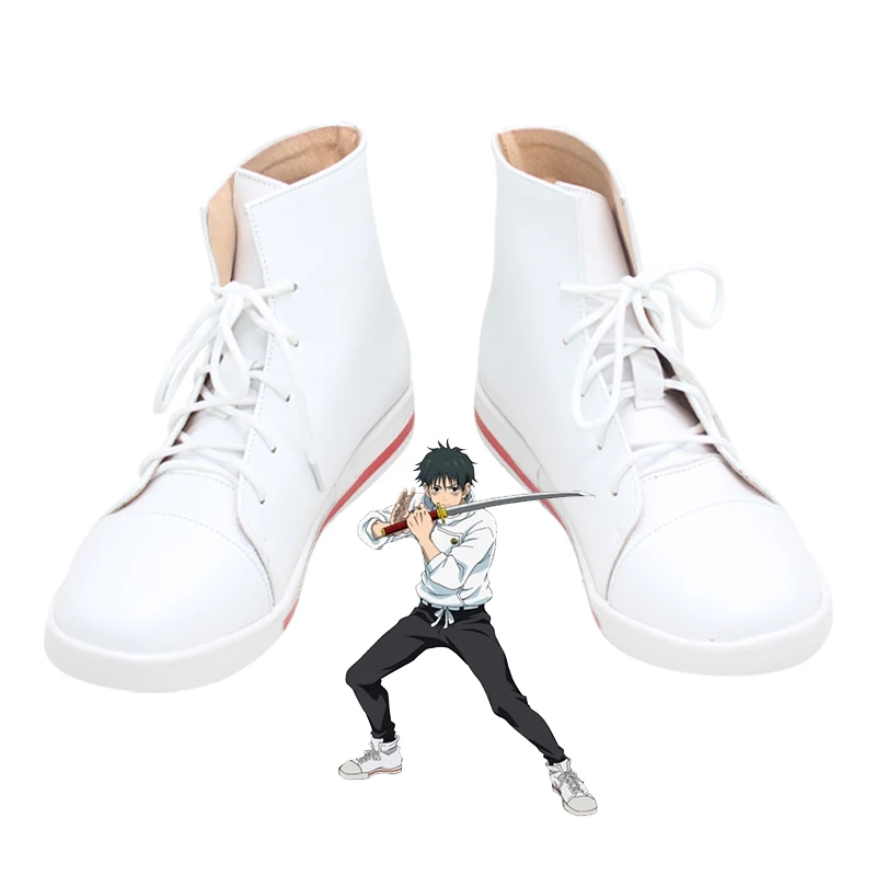 

Anime Okkotsu Yuta Cosplay Shoes Party Jujutsu Kaisen Yuta Okkotsu Cosplay Boots Shoes PU Leather Party Halloween Props