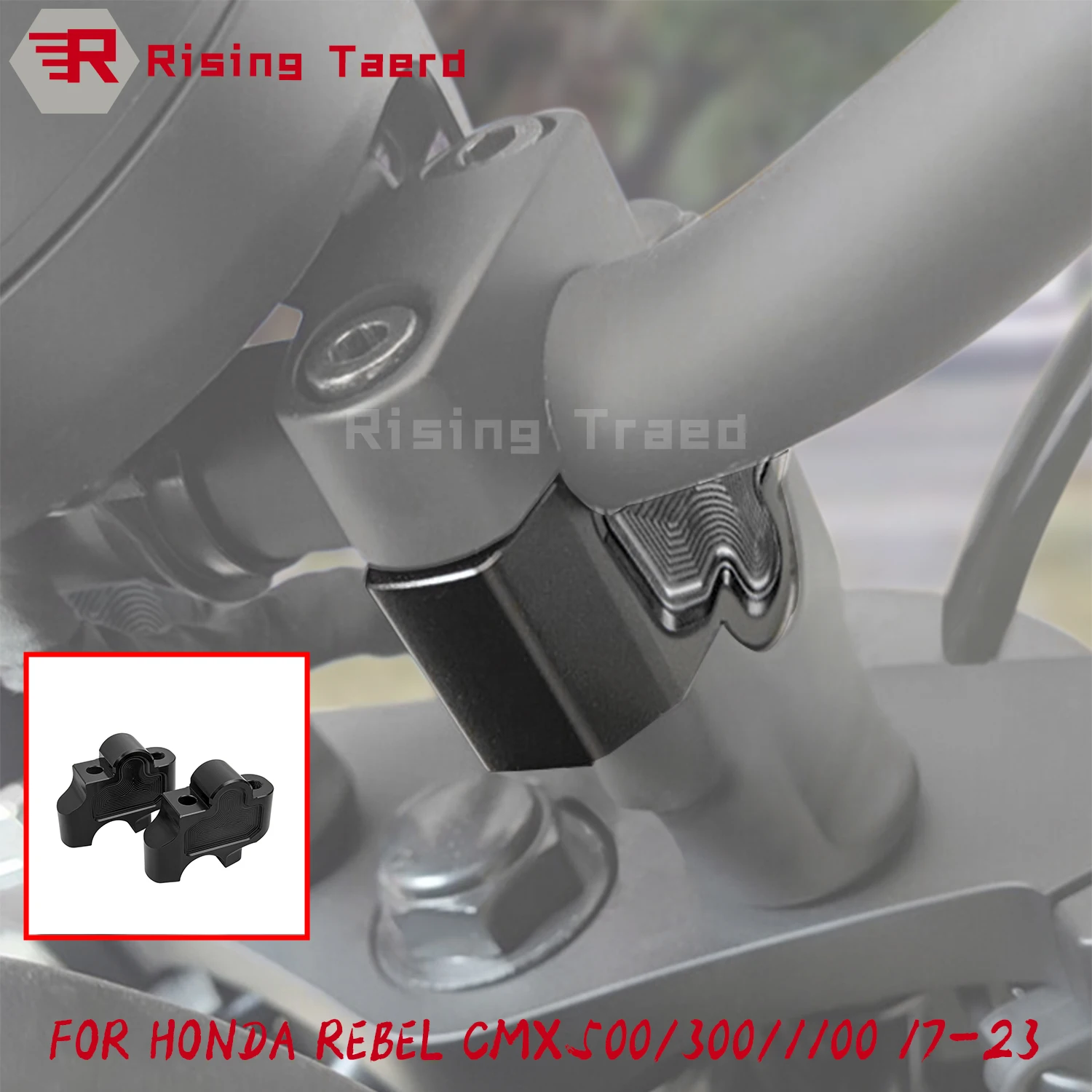 CMX500 Handlebar Riser Adapter For Honda Rebel CMX250 300 500 CM 1100