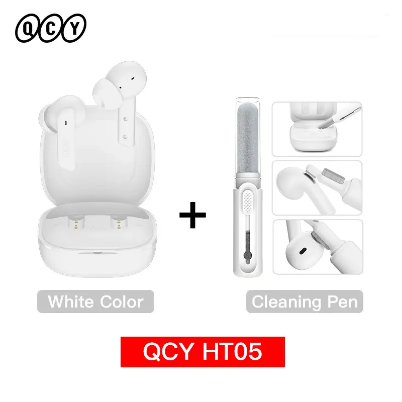 QCY HT05 ANC Wireless Earphone 40dB Noise Cancelling Bluetooth 5.2 Headphone 6 Mic ENC HD Call TWS Earbuds Transparency Mode - Image 13