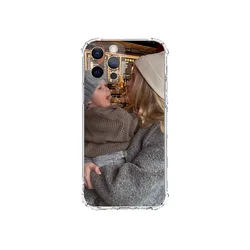 Custom DIY Photo Soft Airbag Shockproof Back Cover - iPhone 12 Mini (Clear - SJFS)
