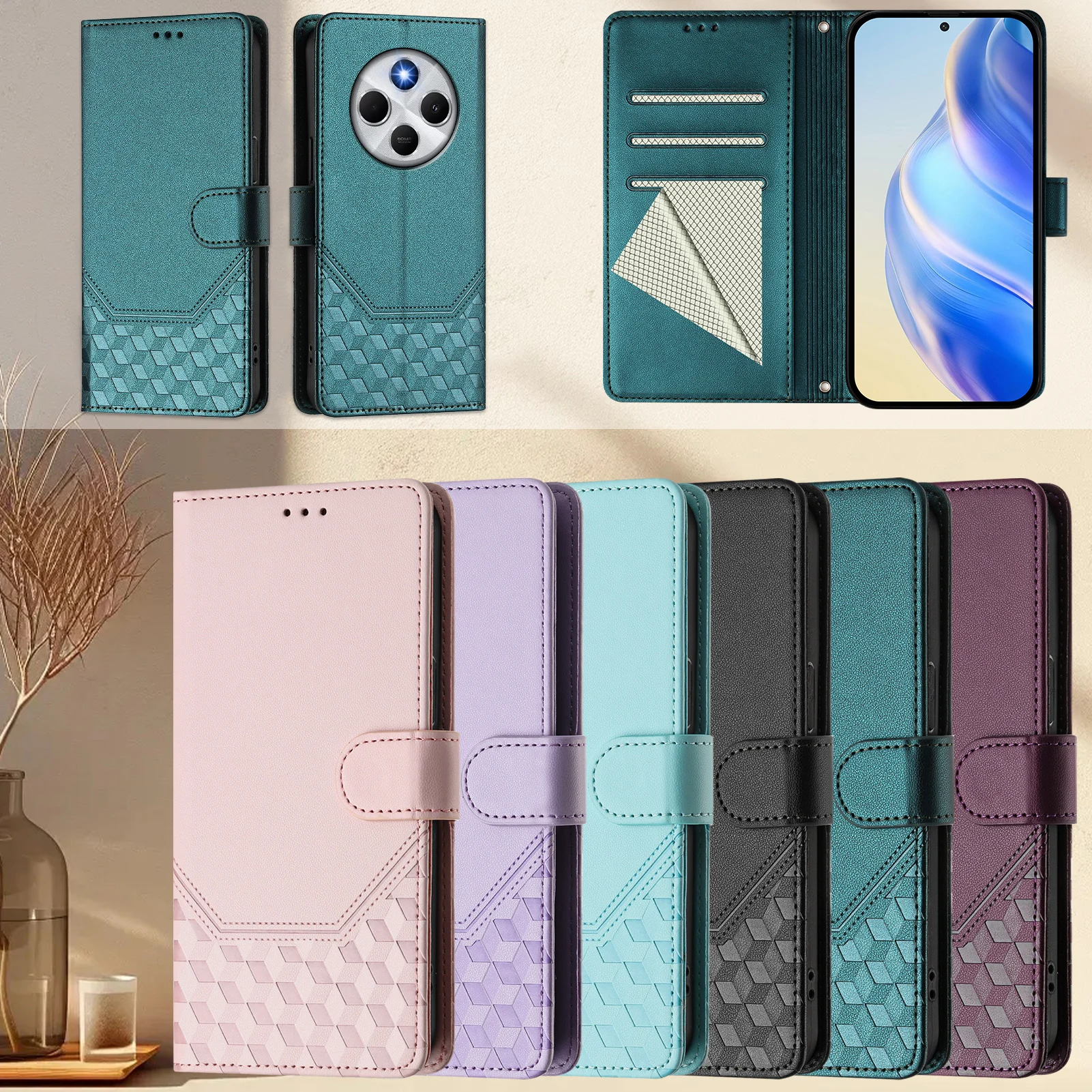 Cover Portafoglio In Pelle Per Xiaomi Redmi Note 11 Global E Note 11S Global - Antiurto Con Supporto E Slot Carte