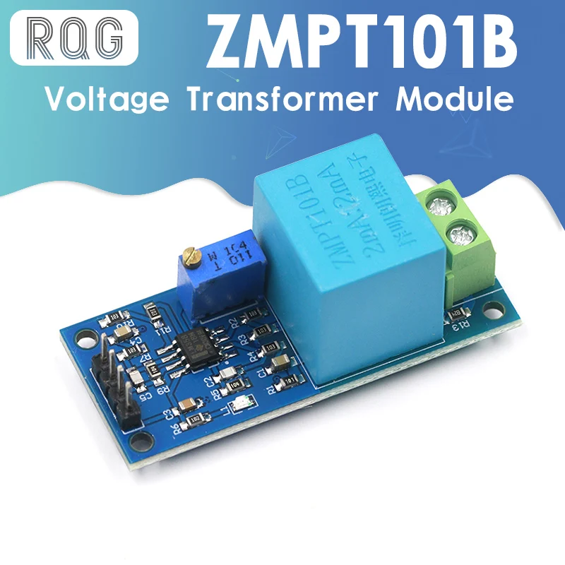ZMPT101B Sensor Tegangan Output AC Modul Transformator, 43% OFF