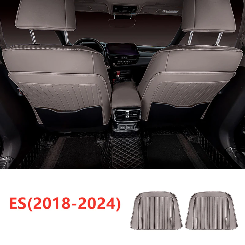 Protections Dossier De Siège Auto Pour Lexus ES VII 300h - 2 Pièces, Anti-coup De Pied, Avec Poche