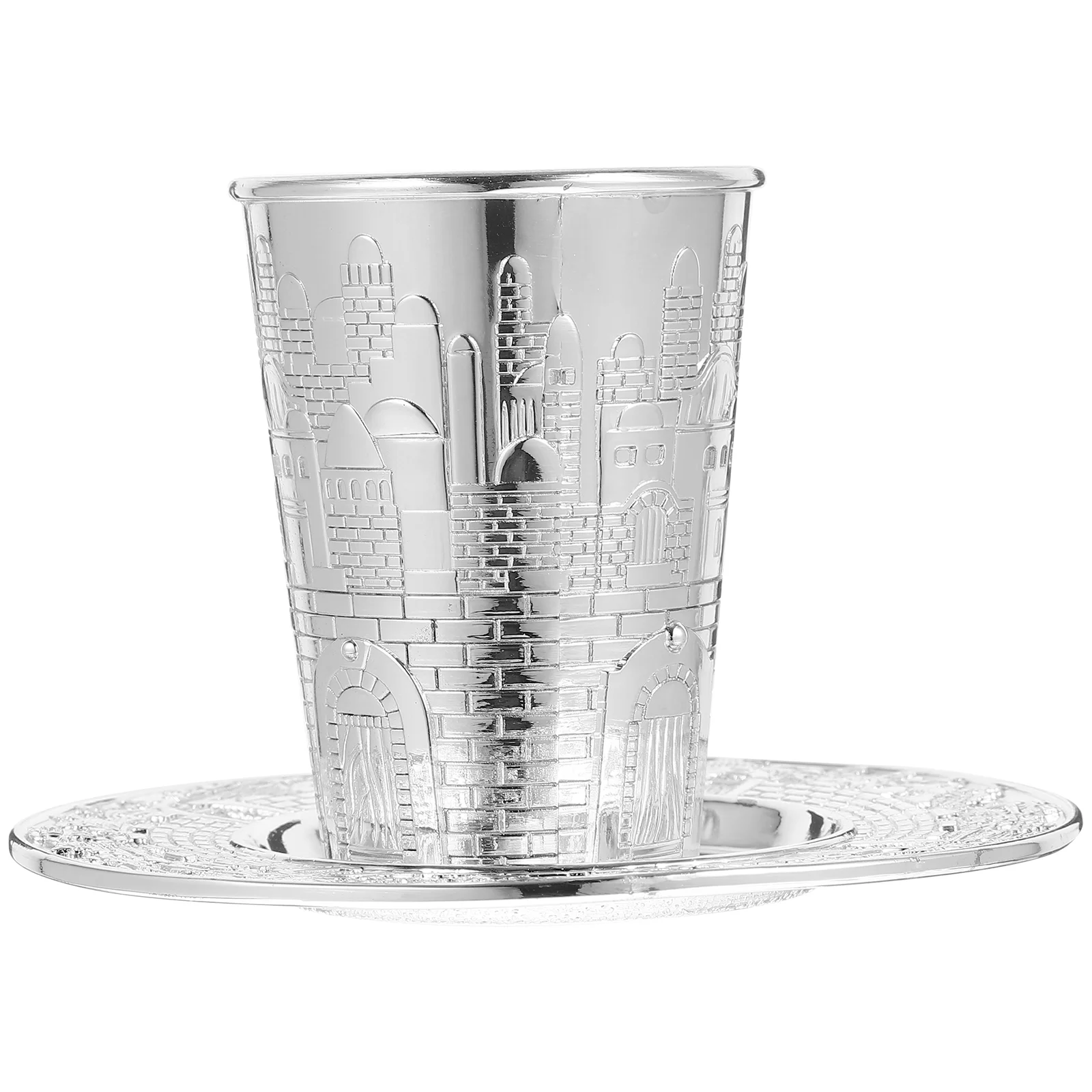 Prayer Cup Set Offering Supplies Whiskey Gifts Havdalah Wine Zinc Alloy Shabbat Option Judaica Delicate