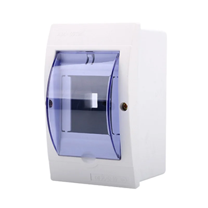 Compact and Durable Plastic Electrical Distribution Box with Built-in Rail and Air Switch