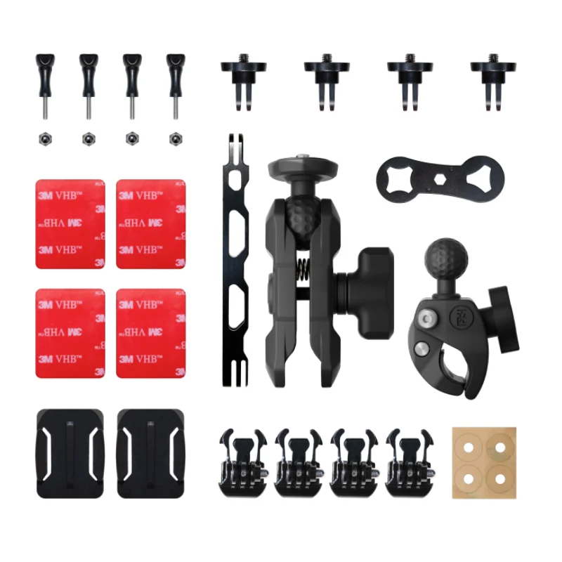 Insta360 オートバイマウントバンドルヘルメットハンドルバー爪