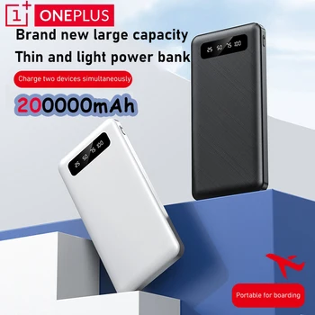 OnePlus 500000mAh 120W Power Bank Super Fast Charging High Capacity External Battery With LED Digital Display For iPhone Samsung